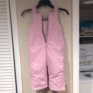 Toddler girl snow bibs